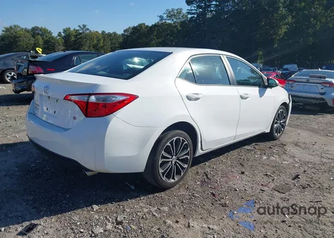 2015 Toyota Corolla S Plus from USA, damaged, VIN 2T1BURHE9FC239336